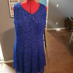 Blue Lace Dress